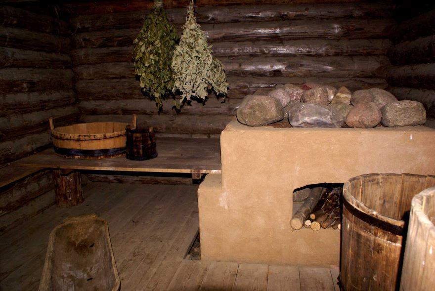 Деревенская баня фото