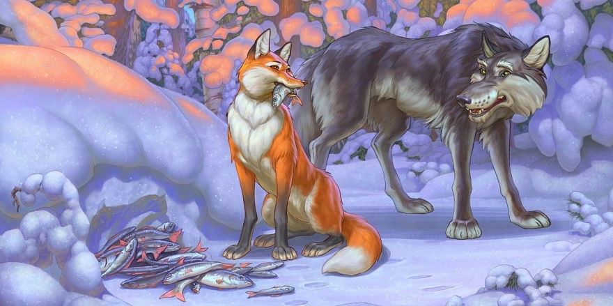 Лисичка сестричка и серый волк русская народная сказка